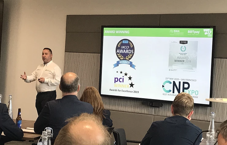 Steven Jones presenting at PwC